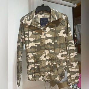 American Eagle Camo Utility Jacket Size M